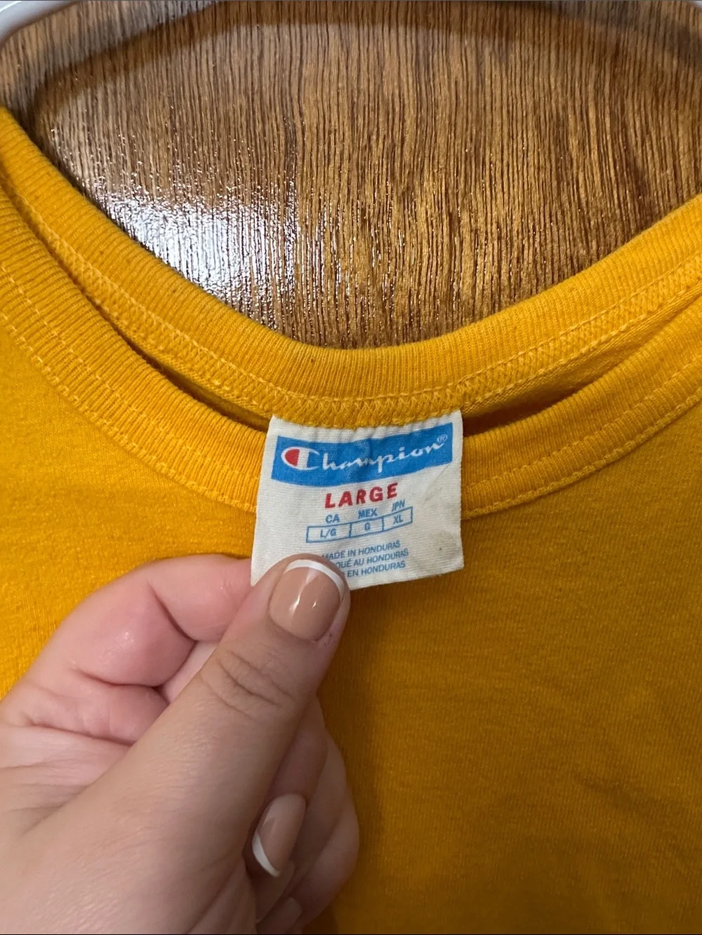 Champion Bright Yellow Short Sleeve Tee - Picture 2 of 4
